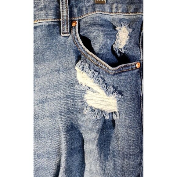 LANE BRYANT Womens Size 14 Distressed Signature Fit Mid Rise Flex Skinny Jeans - Picture 11 of 16